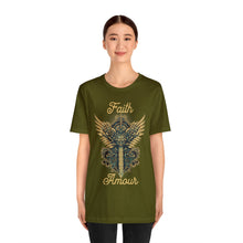 Load image into Gallery viewer, Faith Amour Short Sleeve Tee - Unisex