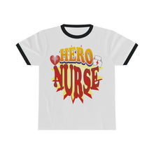 Load image into Gallery viewer, Hero Nurse Unisex Ringer Tee - T-shirt