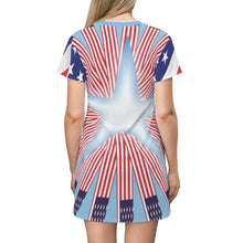 Load image into Gallery viewer, USA Fashionably Dope - T-Shirt Dress
