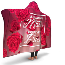 Load image into Gallery viewer, Always My Mother Is My Everything Red Hooded Blanket