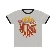 Load image into Gallery viewer, Hero Nurse Unisex Ringer Tee - T-shirt