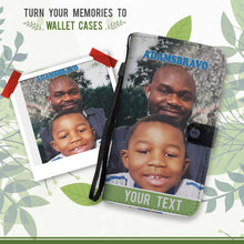 Load image into Gallery viewer, PERSONALIZED MEMORIES PHOTO WALLET PHONE CASES