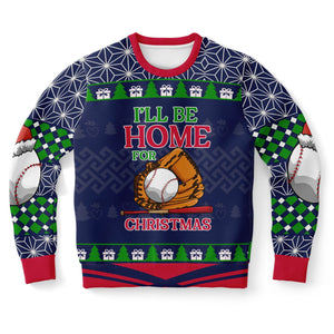 I’ll Be Home for Christmas Baseball Sweatshirt