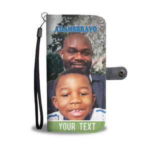 PERSONALIZED MEMORIES WALLET PHONE CASE