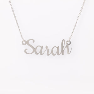 Personalized Necklace Cookie Front