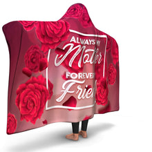 Load image into Gallery viewer, Always My Mother Is My Everything Red Hooded Blanket

