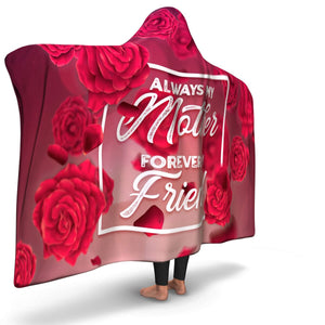 Always My Mother Is My Everything Red Hooded Blanket